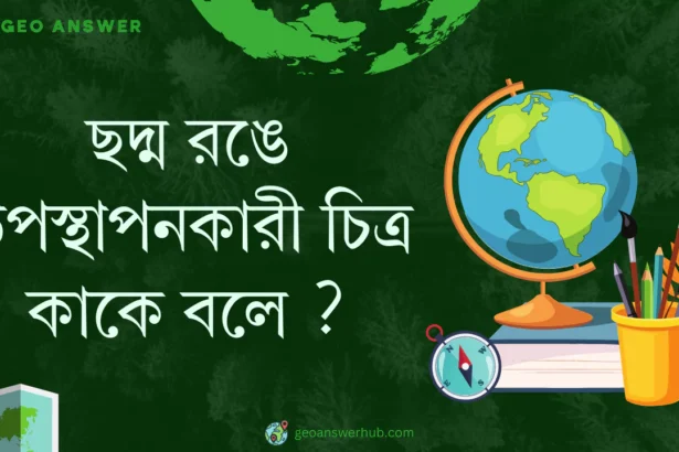 ছদ্ম রঙে উপস্থাপনকারী চিত্র কাকে বলে ?