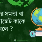 তাপের সমতা বা তাপ বাজেট কাকে বলে ?